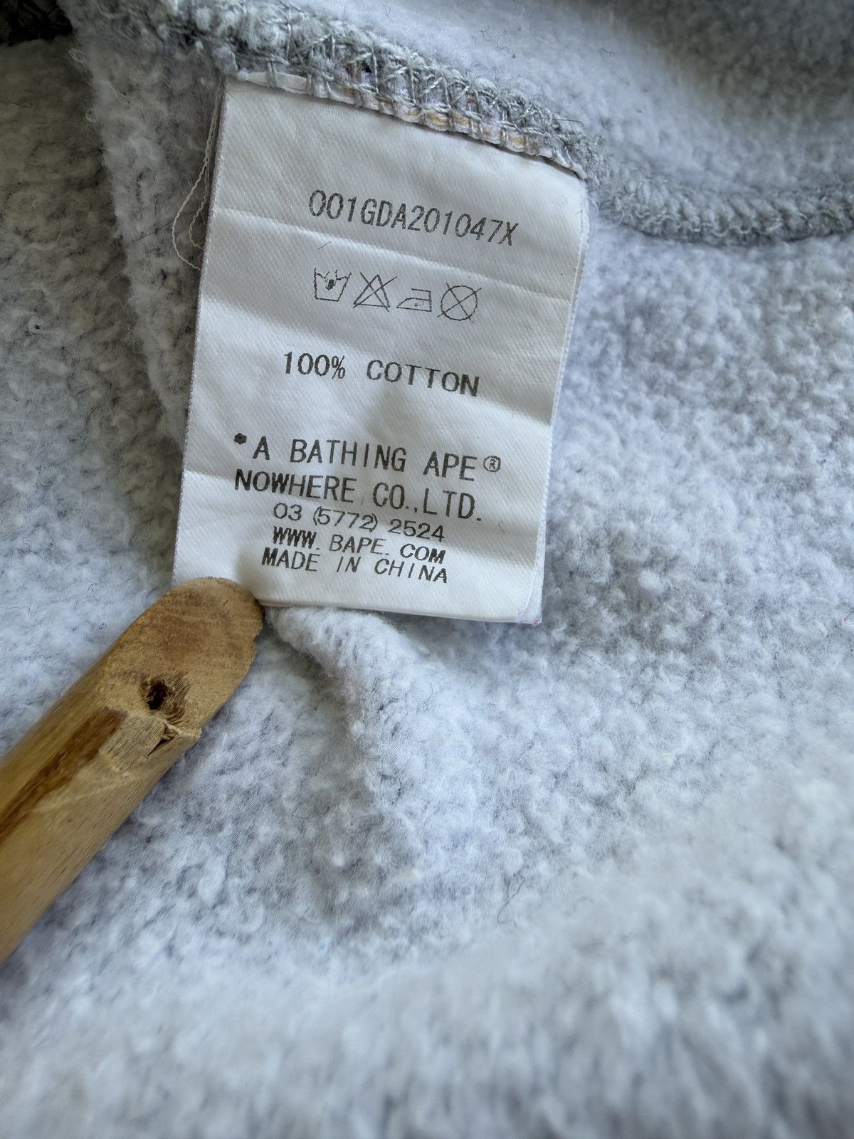 Bape A Bathing Ape Bape Ape shall never kill Ape zipper hoodie Size US L / EU 52-54 / 3 - 8 Thumbnail