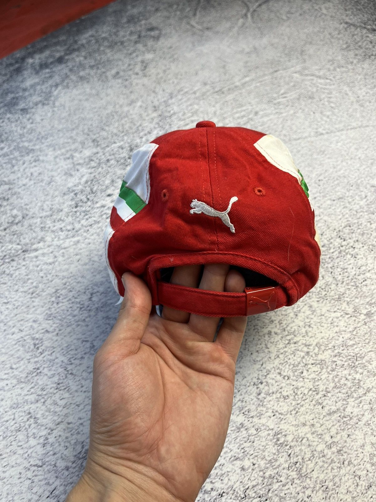 Ferrari Vintage Puma Ferrari Distressed Cap Y2K Size ONE SIZE - 5 Thumbnail