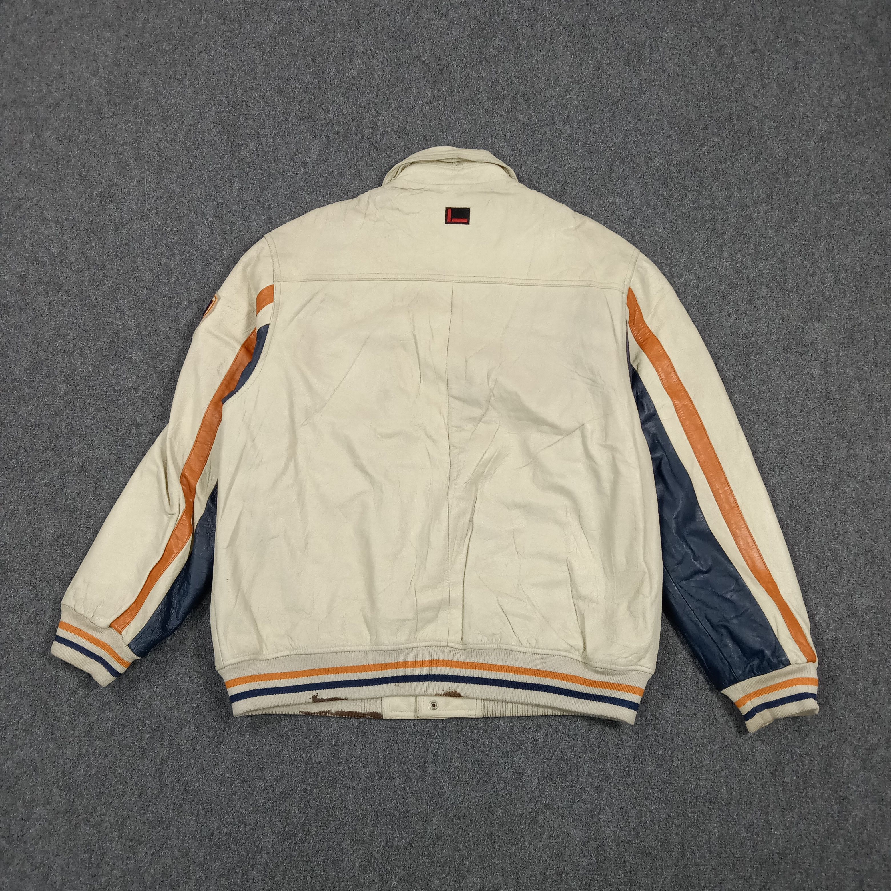 Fubu FUBU Full Leather Varsity Jacket 90's Hip Hop C286N4 Size US L / EU 52-54 / 3 - 5 Thumbnail