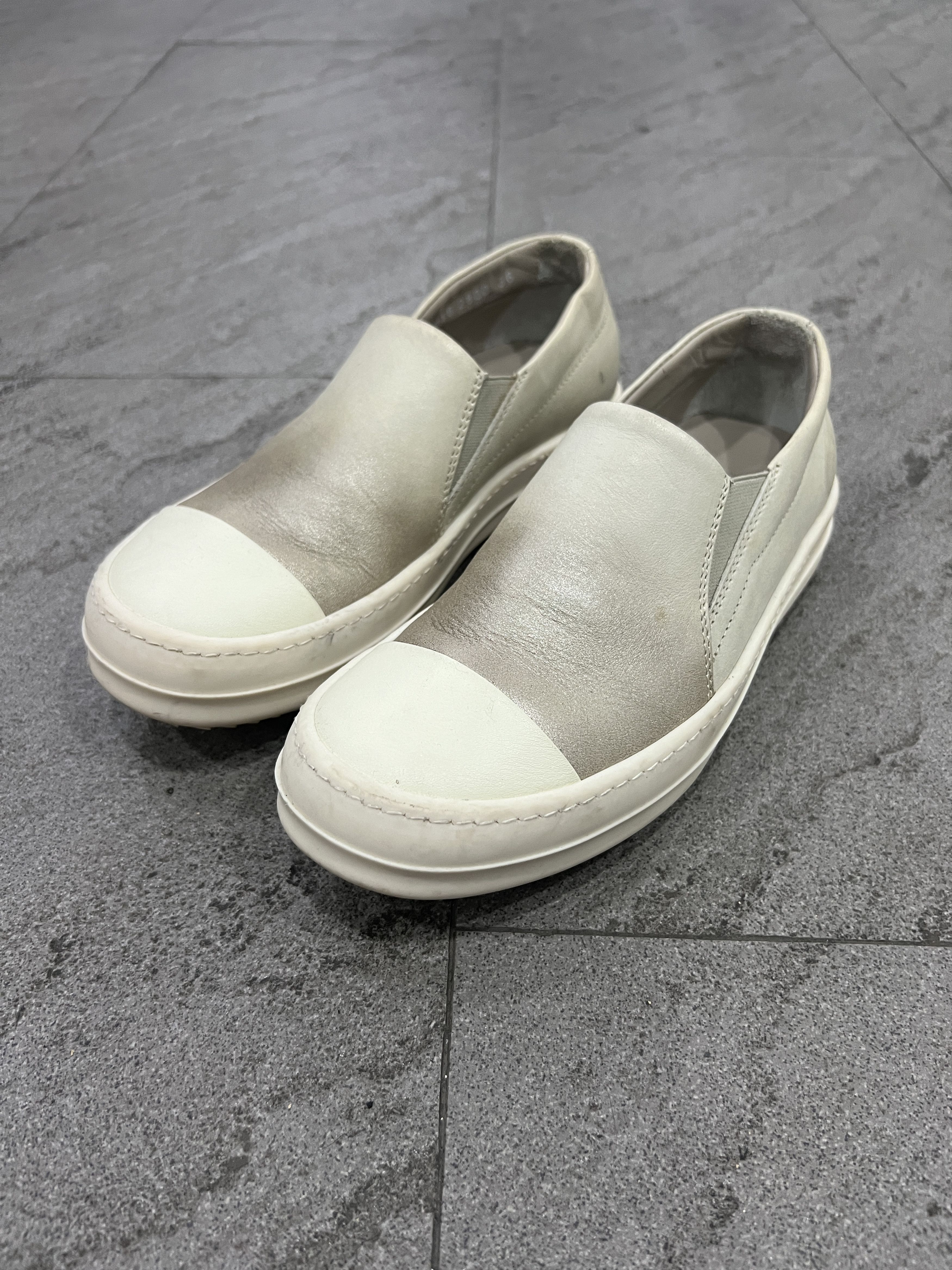 Rick Owens Rick Owens Cap Toe Slip On Sneakers Gradients Milk EU36 Size US 6 / IT 36 - 4 Thumbnail