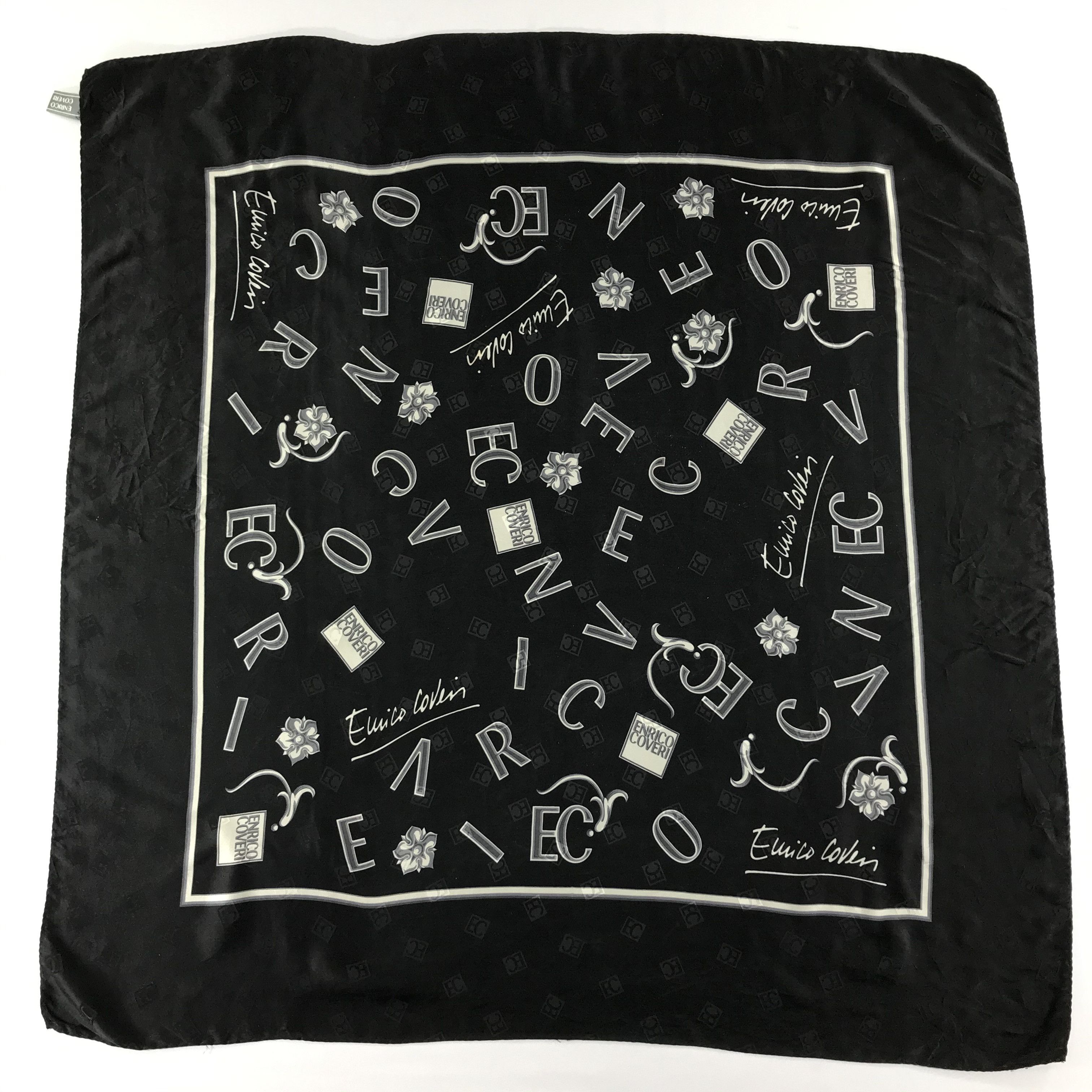 Enrico Coveri Vintage Enrico Coveri Silk Scarf Size ONE SIZE - 2 Thumbnail