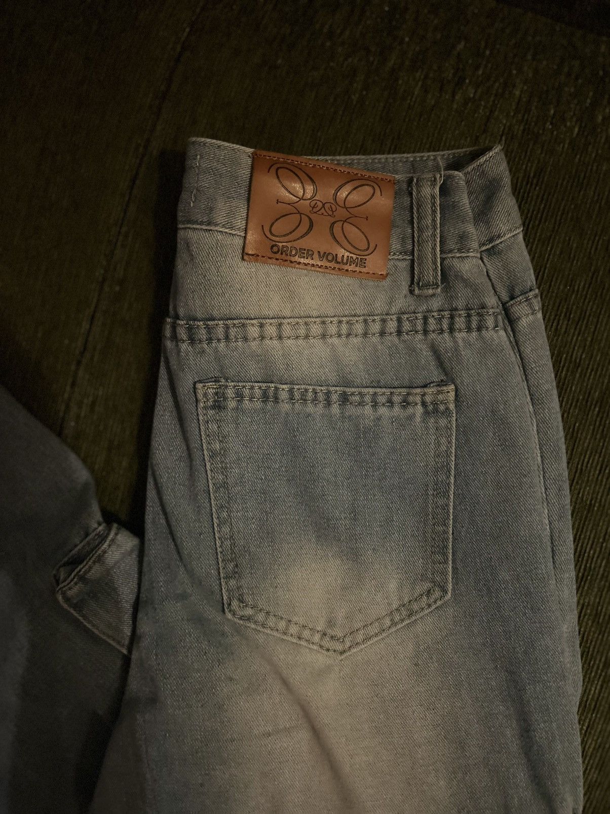 Other Light Wash Denim Cargo Pants Multi Pocket Streetwear Size 26" / US 2 / IT 38 - 4 Thumbnail