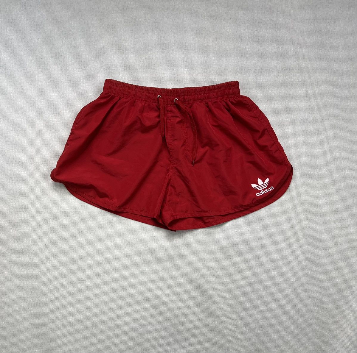 Adidas Shorts Adidas Nylon Red Vintage 90’s Logo Size US 32 / EU 48 - 2 Thumbnail