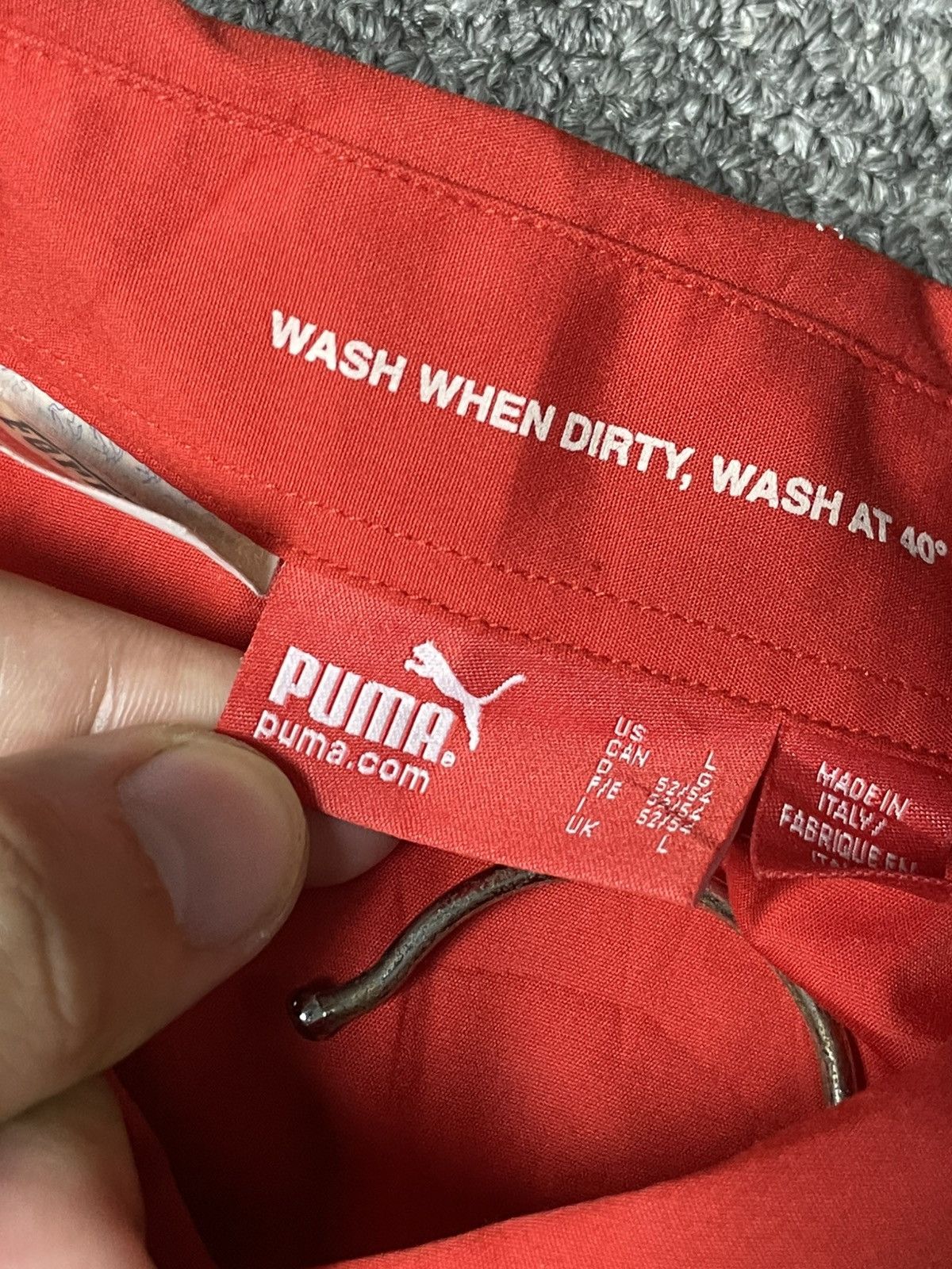 Ferrari × Puma × Vintage FERRARI F1 x PUMA BARCODE LONG SLEEVE SHIRT (85) Size US L / EU 52-54 / 3 - 12 Thumbnail