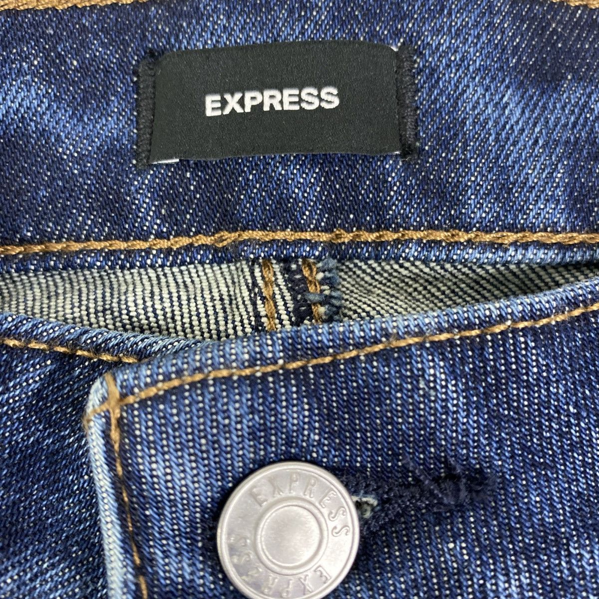 Express Express Slim Straight Men's Jeans Dark Wash 33x32 NWT Size US 33 - 7 Thumbnail