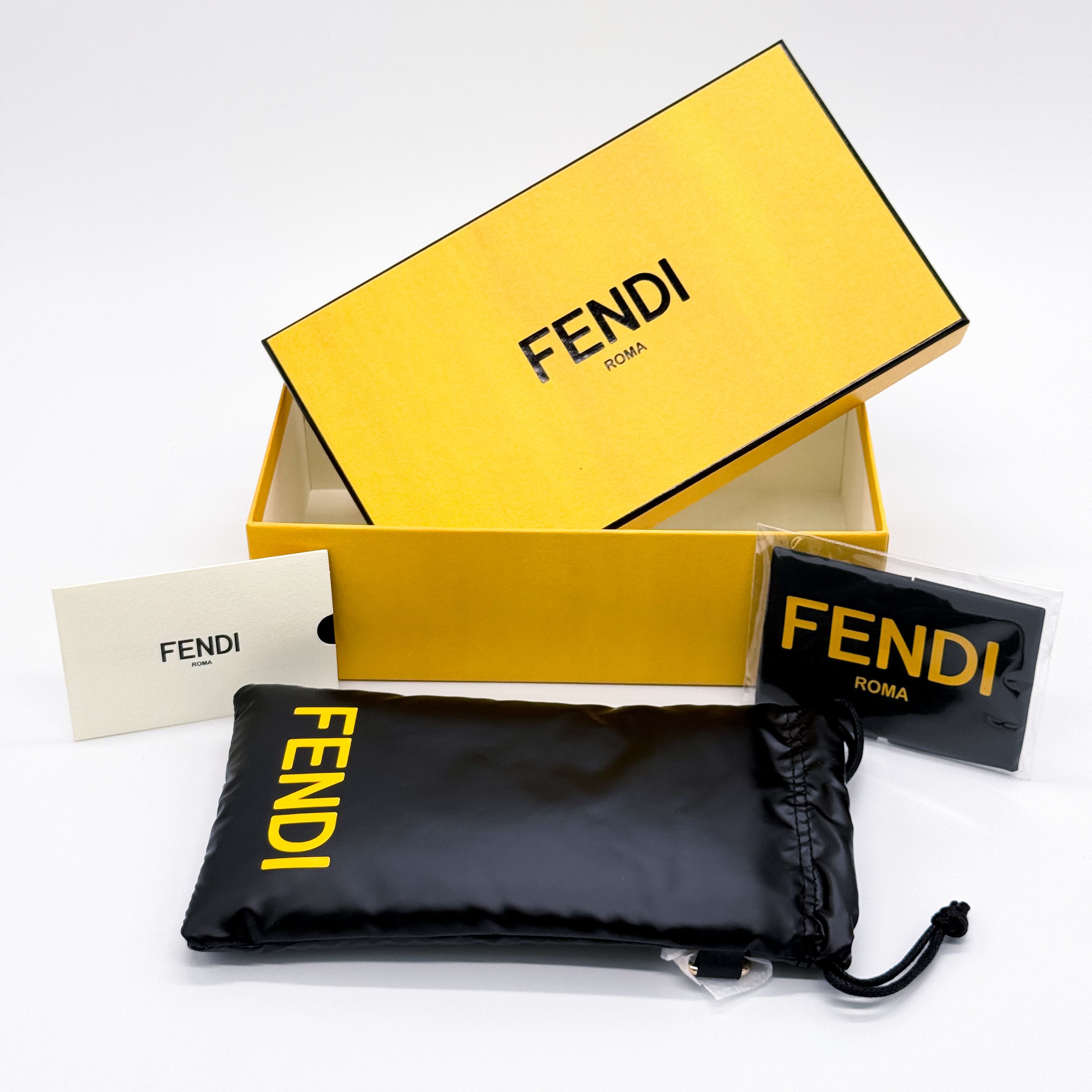 Fendi NEW FENDI FE40120I 45E SHINY BROWN WOMEN SUNGLASSES Size ONE SIZE - 12 Thumbnail