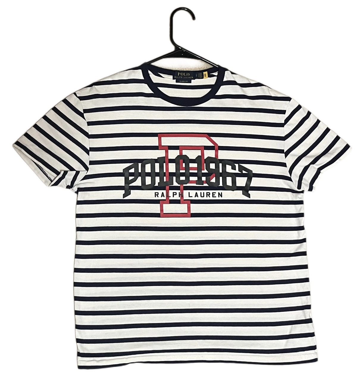 Polo Ralph Lauren × Ralph Lauren Ralph Lauren polo striped T-shirt Size US S / EU 44-46 / 1 - 1 Thumbnail