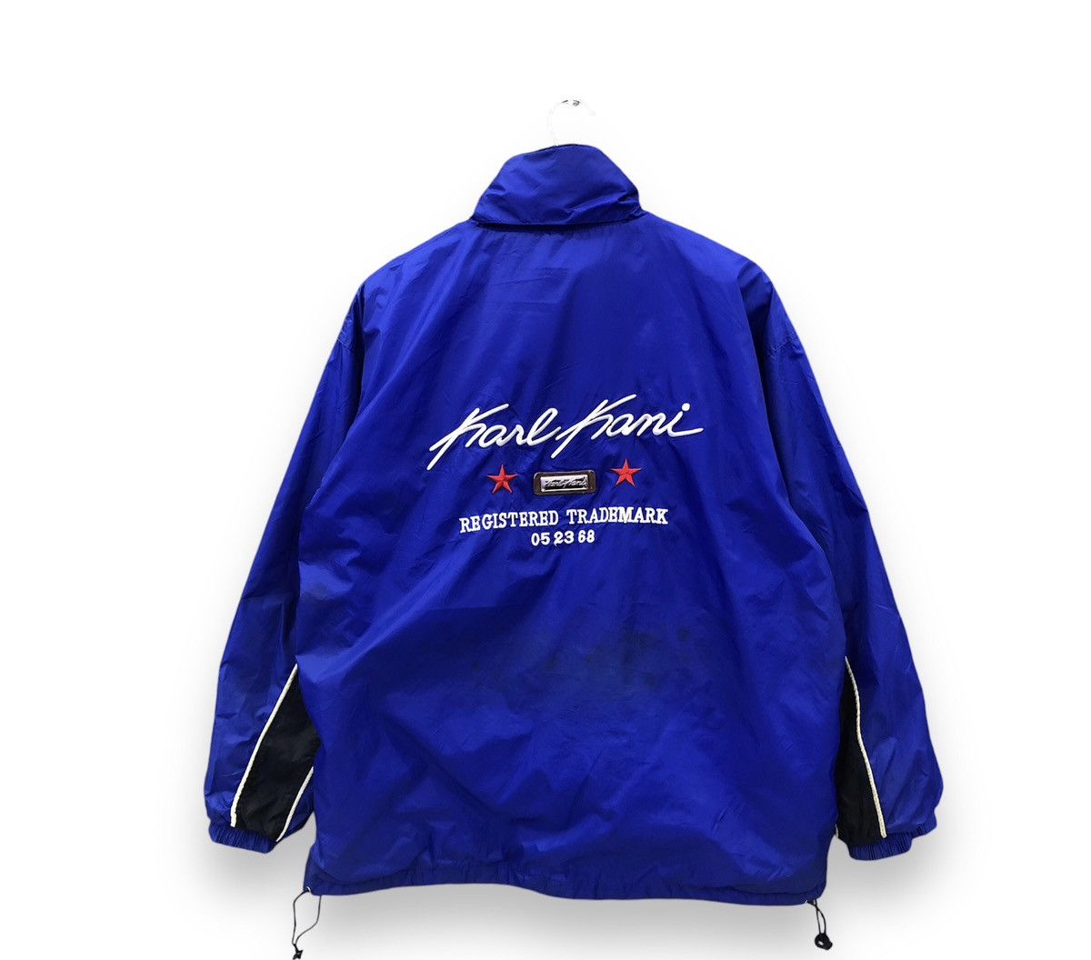 Vintage Vintage Karl Kani Spellout Embroidered Windbreaker Jacket Size US L / EU 52-54 / 3 - 2 Thumbnail