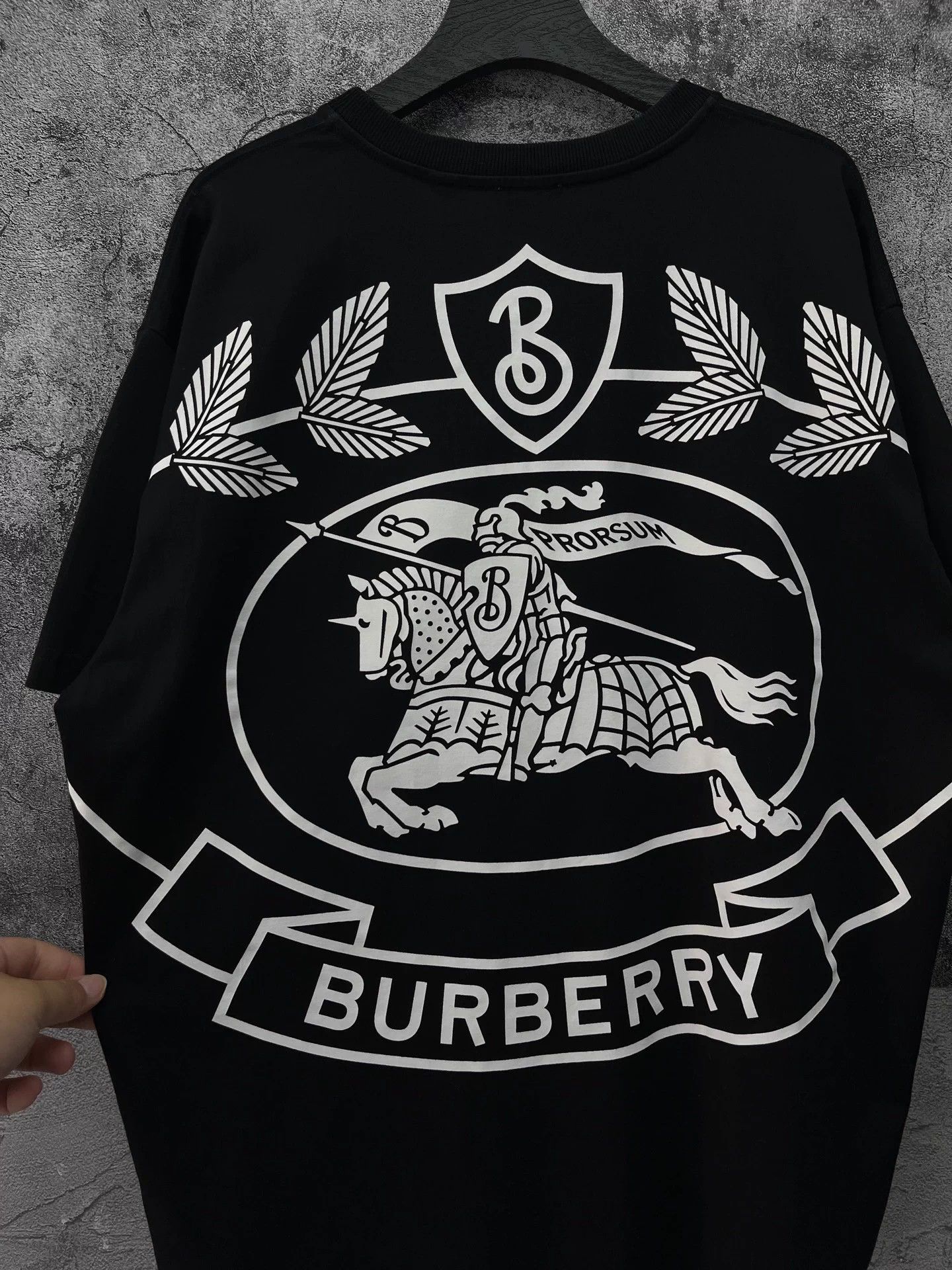 Burberry Burberry FW22 Back Wheat Horseferry Short-Sleeve S 99 New Size US S / EU 44-46 / 1 - 7 Thumbnail