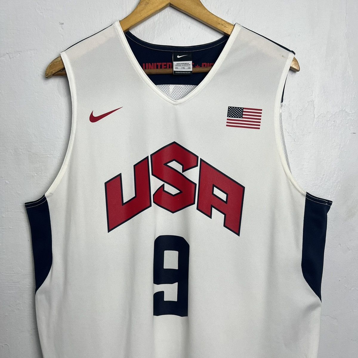 Nike Nike 2012 Dwayne Wade #9 USA Team Olympics Jersey Size US XXL / EU 58 / 5 - 2 Thumbnail