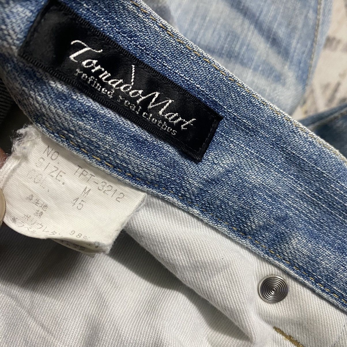 Tornado Mart Tornado Mart Crash Denim Distressed Jeans Size US 30 / EU 46 - 19 Thumbnail
