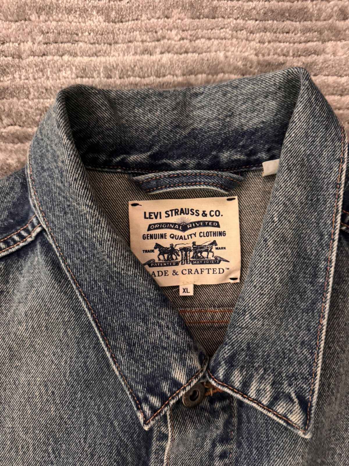 Levi's Made & Crafted Rare Levis Denim Jacket Size US XL / EU 56 / 4 - 2 Thumbnail