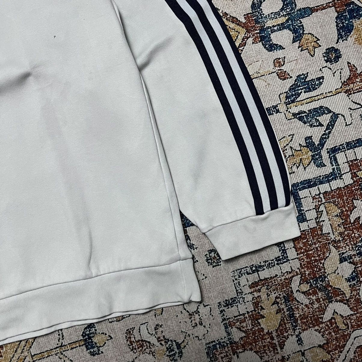 Adidas Addidas With 3 Stripes and Big Logo Sweatshirts Size US L / EU 52-54 / 3 - 4 Thumbnail
