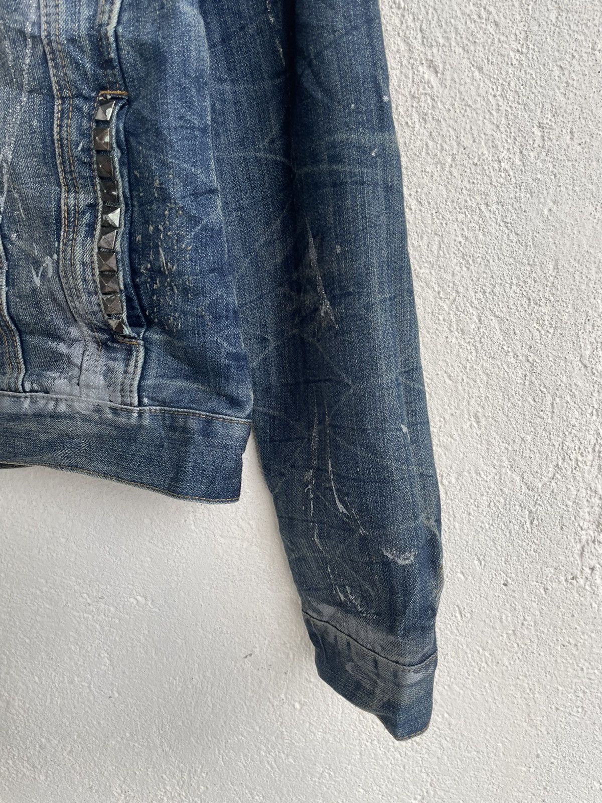 Le Grande Bleu (L.G.B.) 2000s Undercover Distressed Studded Splatter Denim Ifsix Y2K Size US S / EU 44-46 / 1 - 5 Thumbnail