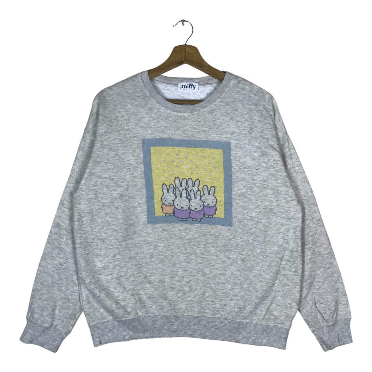 Vintage Vintage Miffy Dick Bruna Pullover Jumper Sweatshirt Size US M / EU 48-50 / 2 - 1 Thumbnail