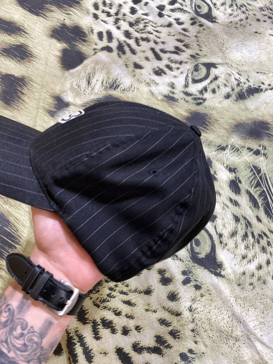 Fox Racing Hats big logo Vintage Cap black striped Y2K Fox Racing Size ONE SIZE - 7 Thumbnail