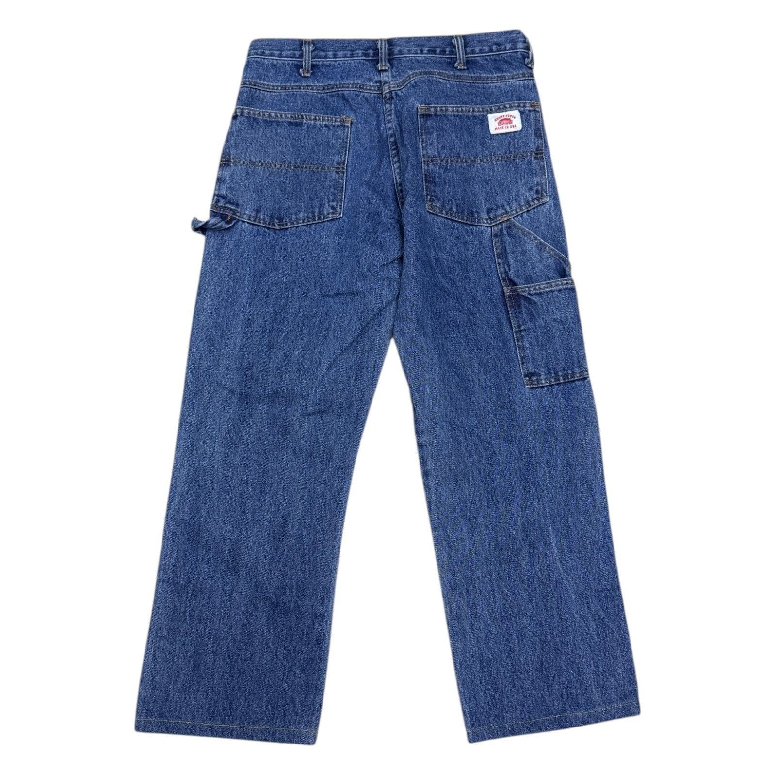 Vintage ROUNDHOUSE VINTAGE 90s Retro Heavy Deni Pants Jeans 30x28 Size US 30 / EU 46 - 1 Thumbnail