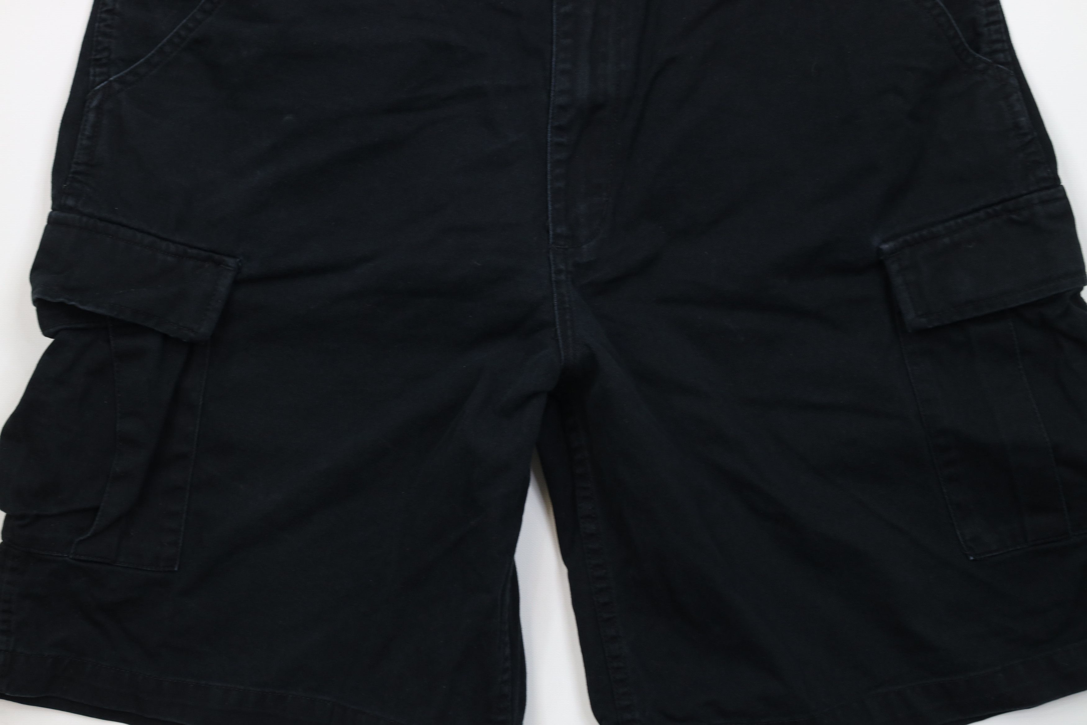 Cabelas Vintage Cabelas Heavyweight Cargo Shorts Black Cotton Size US 38 / EU 54 - 3 Thumbnail