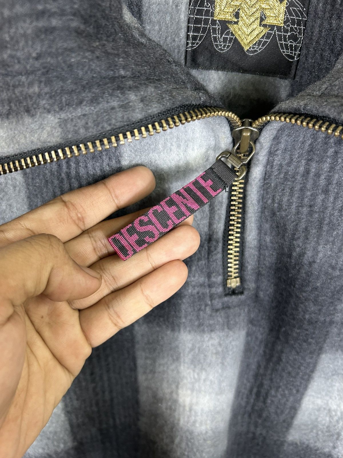 Vintage ⚡️Vintage Descente Technogbar Fleece Half Zipper Sweater Size US L / EU 52-54 / 3 - 8 Thumbnail