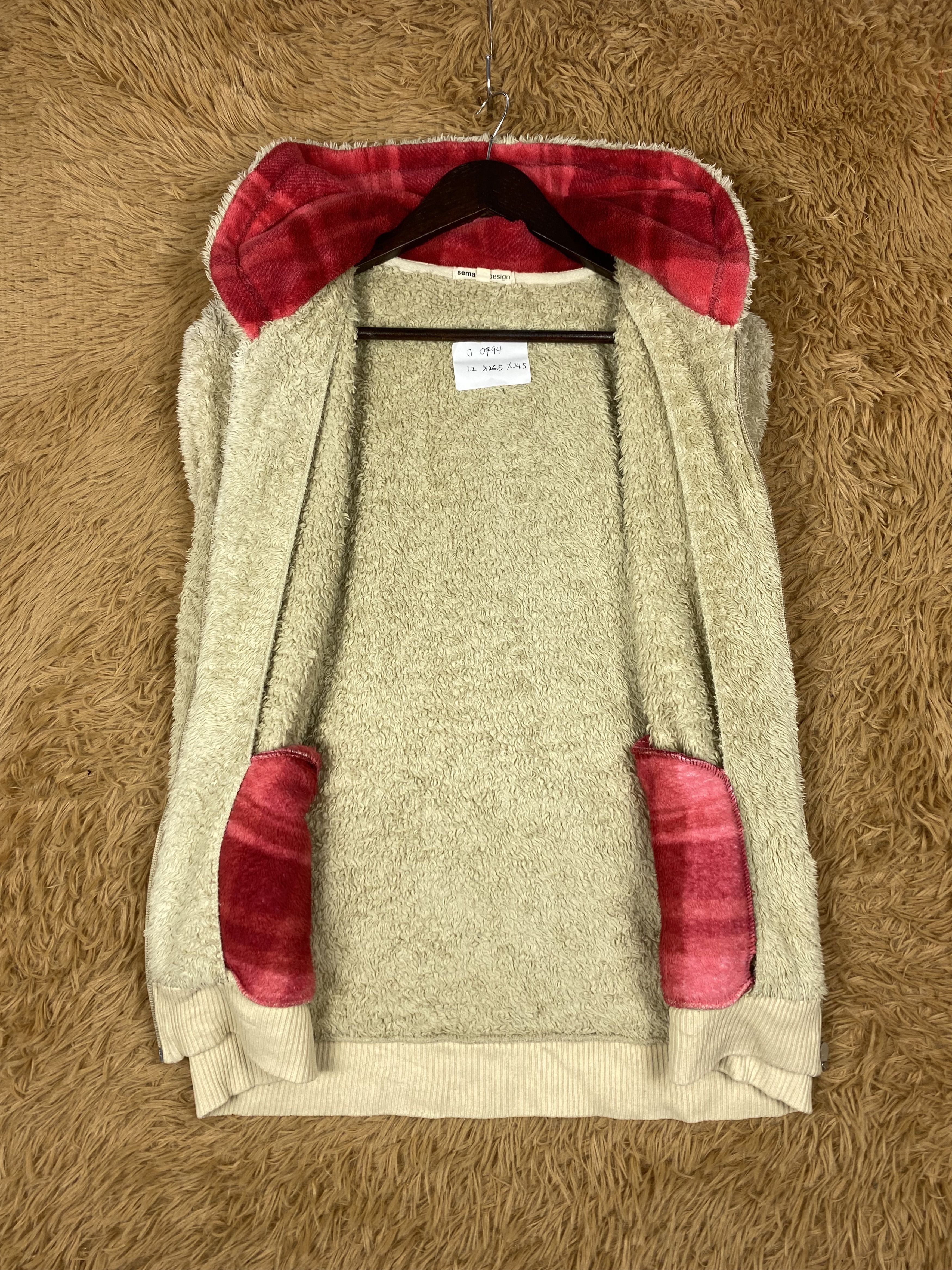 semanticdesign Vintage Semantic Design Fleece Hoodies Jacket Size US L / EU 52-54 / 3 - 6 Thumbnail