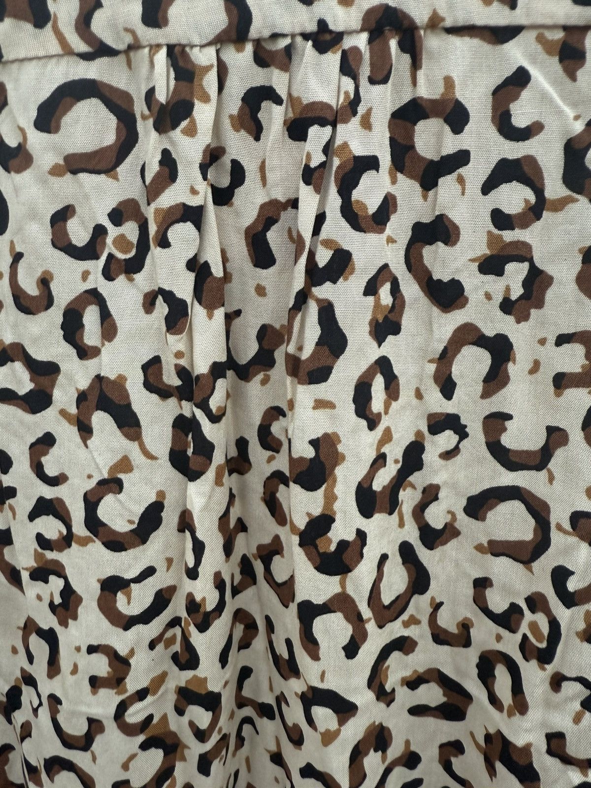 Other Kori America Bodysuit Cream Black Cheetah Print Womens Size S / US 4 / IT 40 - 9 Thumbnail