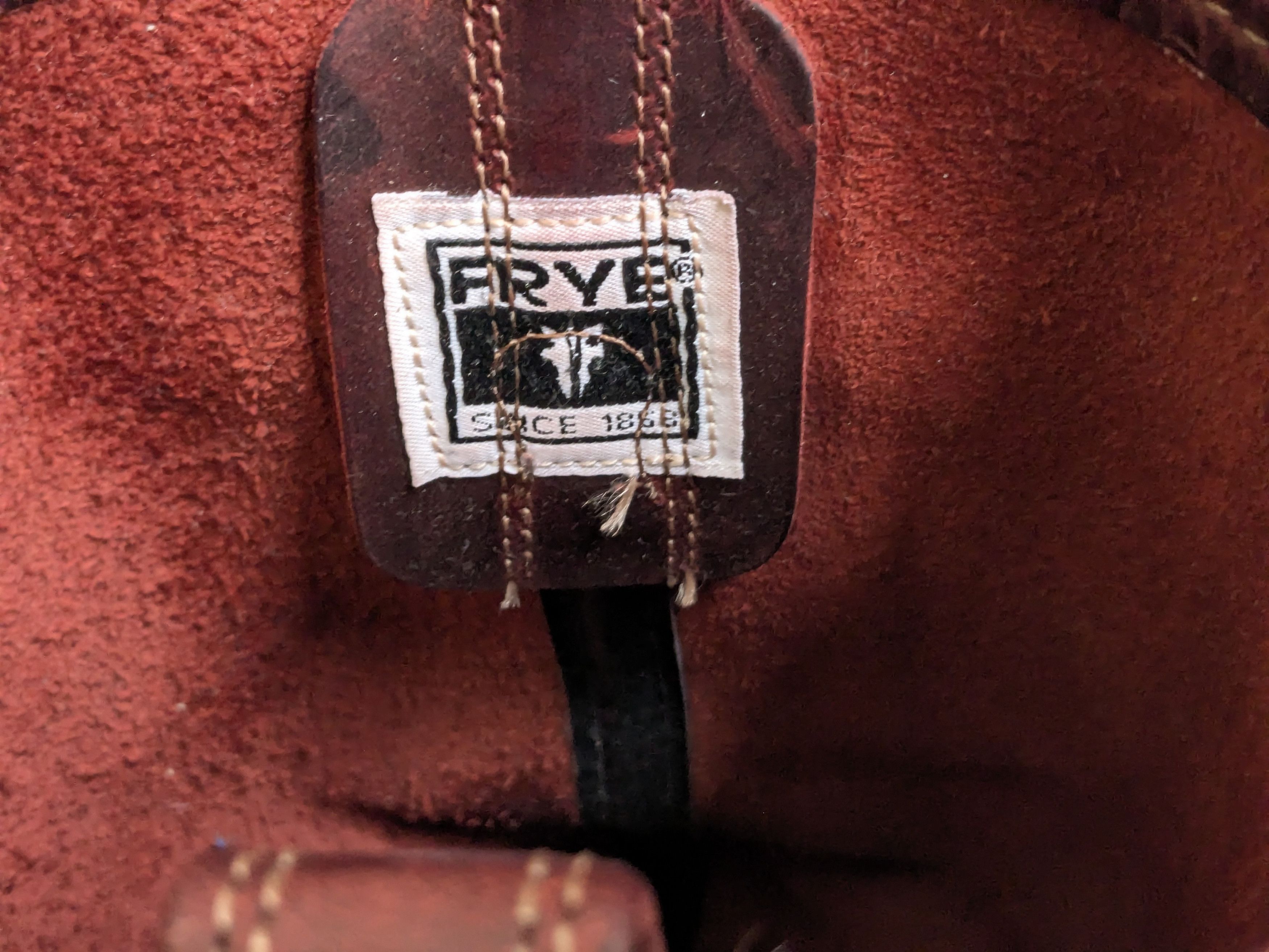 Frye Frye Harness Red Leather 7.5 Leather Buckle Punk Size US 7.5 / EU 40-41 - 6 Thumbnail