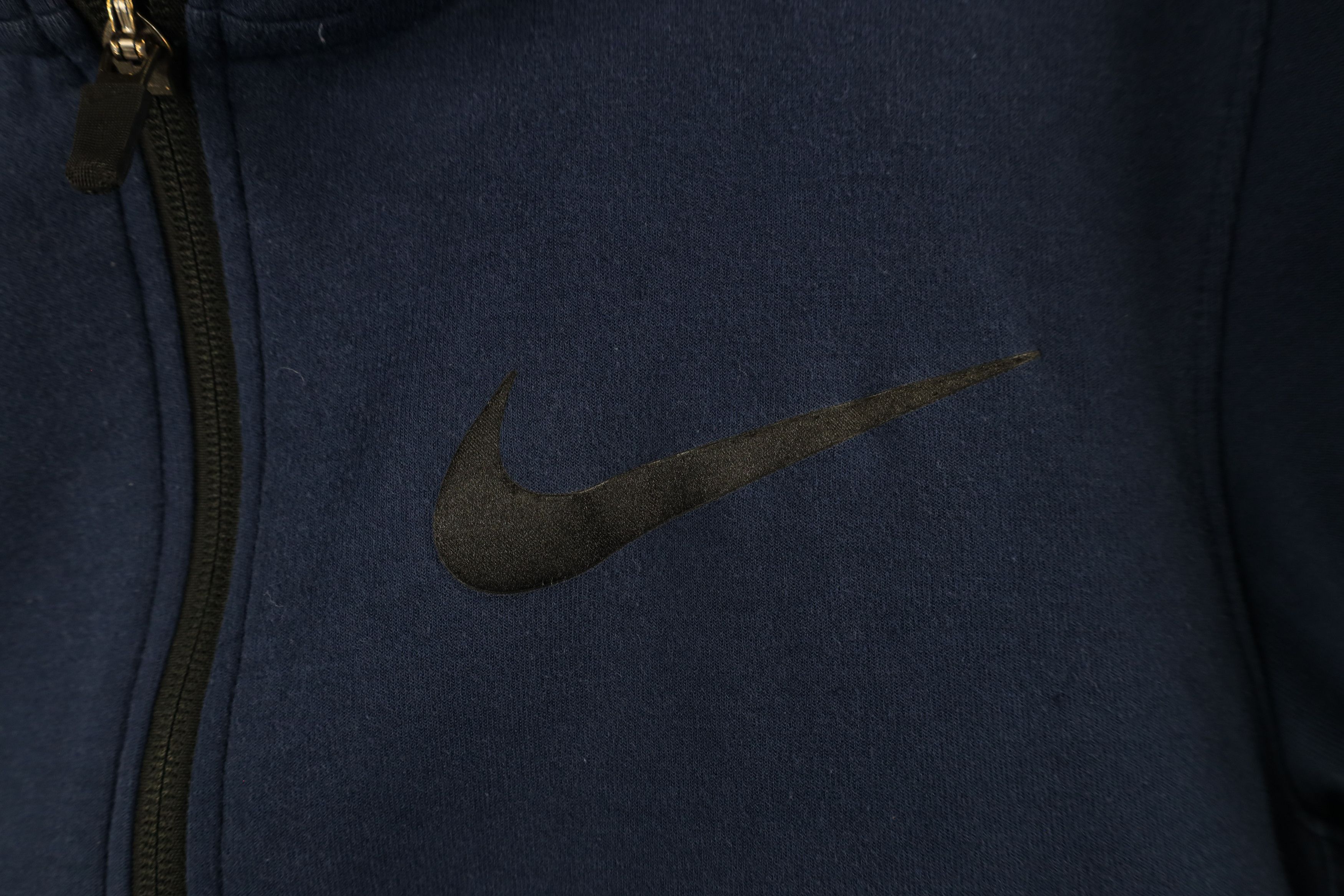 Nike × Vintage Nike Big Swoosh Logo Tech Fleece Full Zip Hoodie Sweatshirt Size US M / EU 48-50 / 2 - 4 Thumbnail