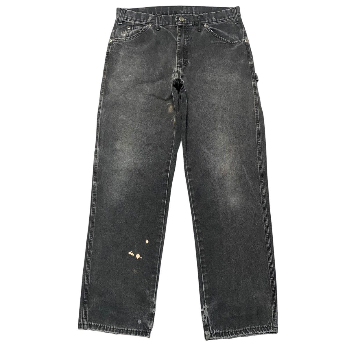 Dickies Vintage Dickies Black Carpenter Pant Distressed Size US 34 / EU 50 - 3 Thumbnail