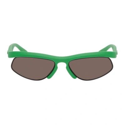 Bottega Veneta Bottega Veneta Acetate Sporty Oval Sunglasses Size ONE SIZE - 2 Thumbnail