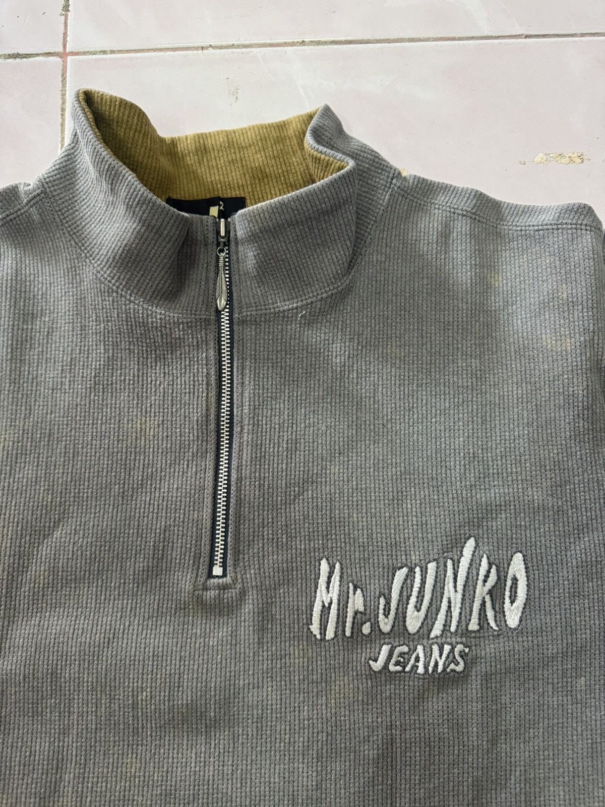 Japanese Brand × Mr. Junko Vintage 90s Mr Junko Jeans Half-Zipper Size US M / EU 48-50 / 2 - 2 Thumbnail