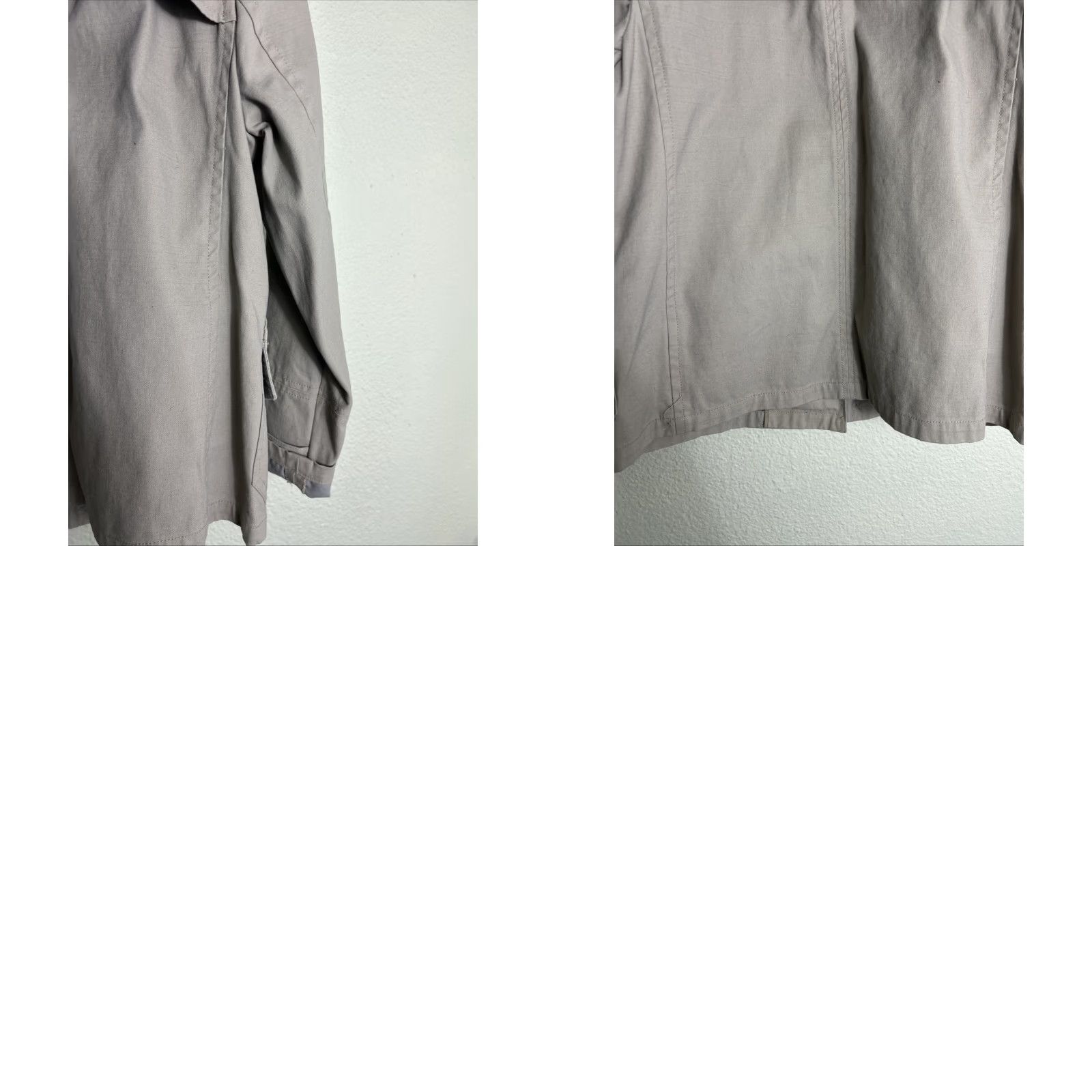 J.Crew J.CREW Women’s Small Beige Canvas Cotton Field Jacket Hunting Button Up Pockets Military Jacket Women S Beige Canvas Pockets Size S / US 4 / IT 40 - 10 Thumbnail