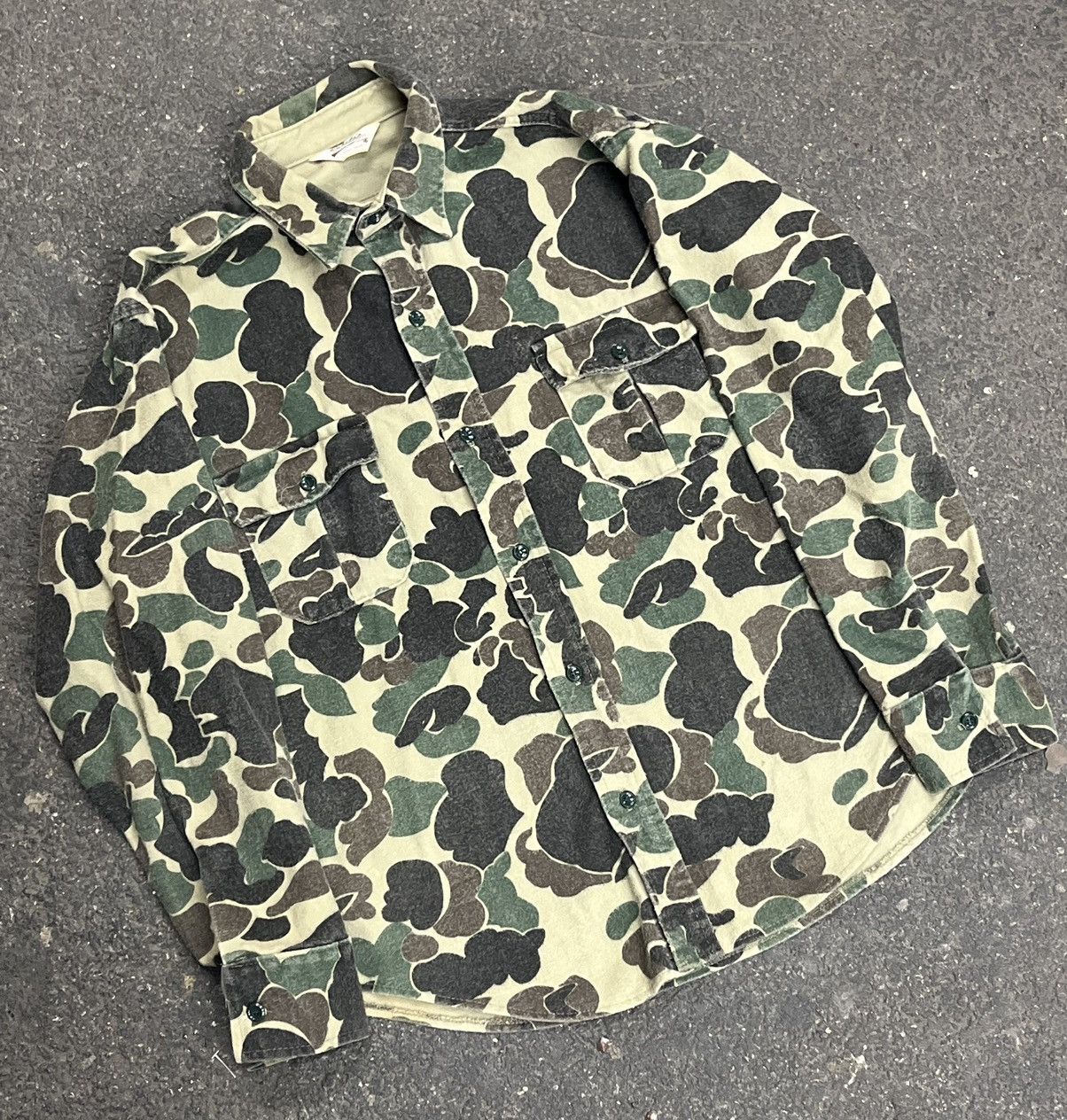 Cabelas × Vintage Duck Camo vintage Cabelas flannel hunting 90s hype fall Size US XL / EU 56 / 4 - 1 Thumbnail