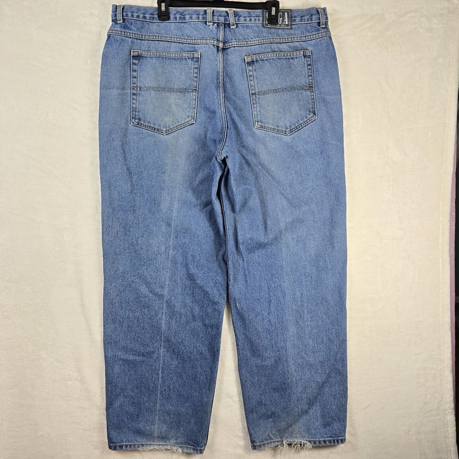 Other Vintage SAGA Made In USA Jeans Size 44 Baggy Skater 42x32 Size US 44 / EU 60 - 2 Thumbnail