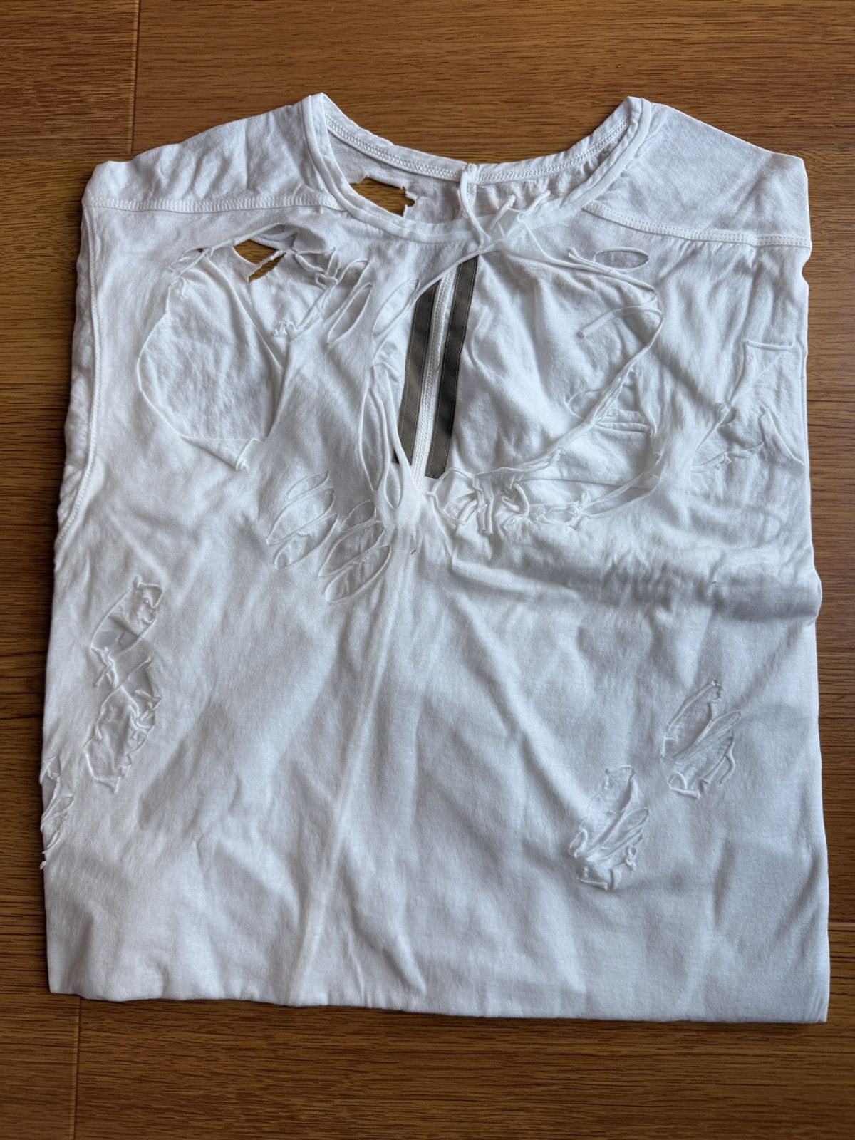 Rick Owens DRKSHDW Level T Shredded Sz M NEW Hollywood 25SS