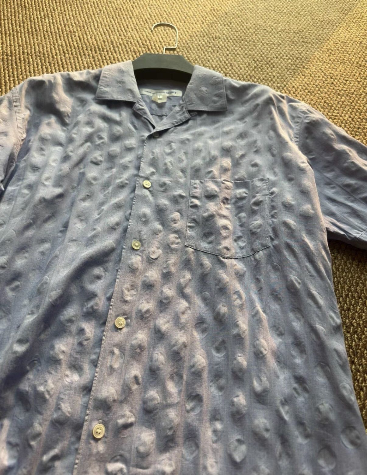 Comme des Garcons SHIRT Comme des Garçons Shirt Bubble Textured Shirt K23 Size US S / EU 44-46 / 1 - 5 Thumbnail