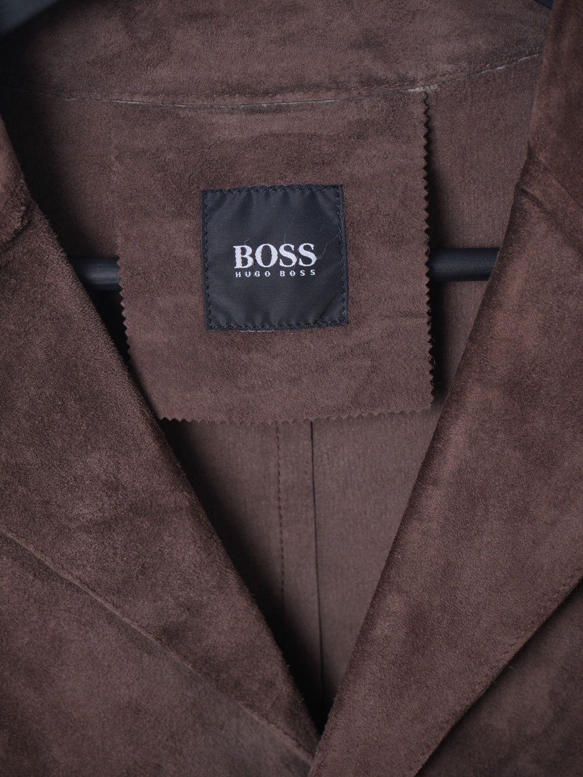Hugo Boss Hugo Boss Classic Vintage Leather Coat Trench M-L Size US M / EU 48-50 / 2 - 2 Thumbnail