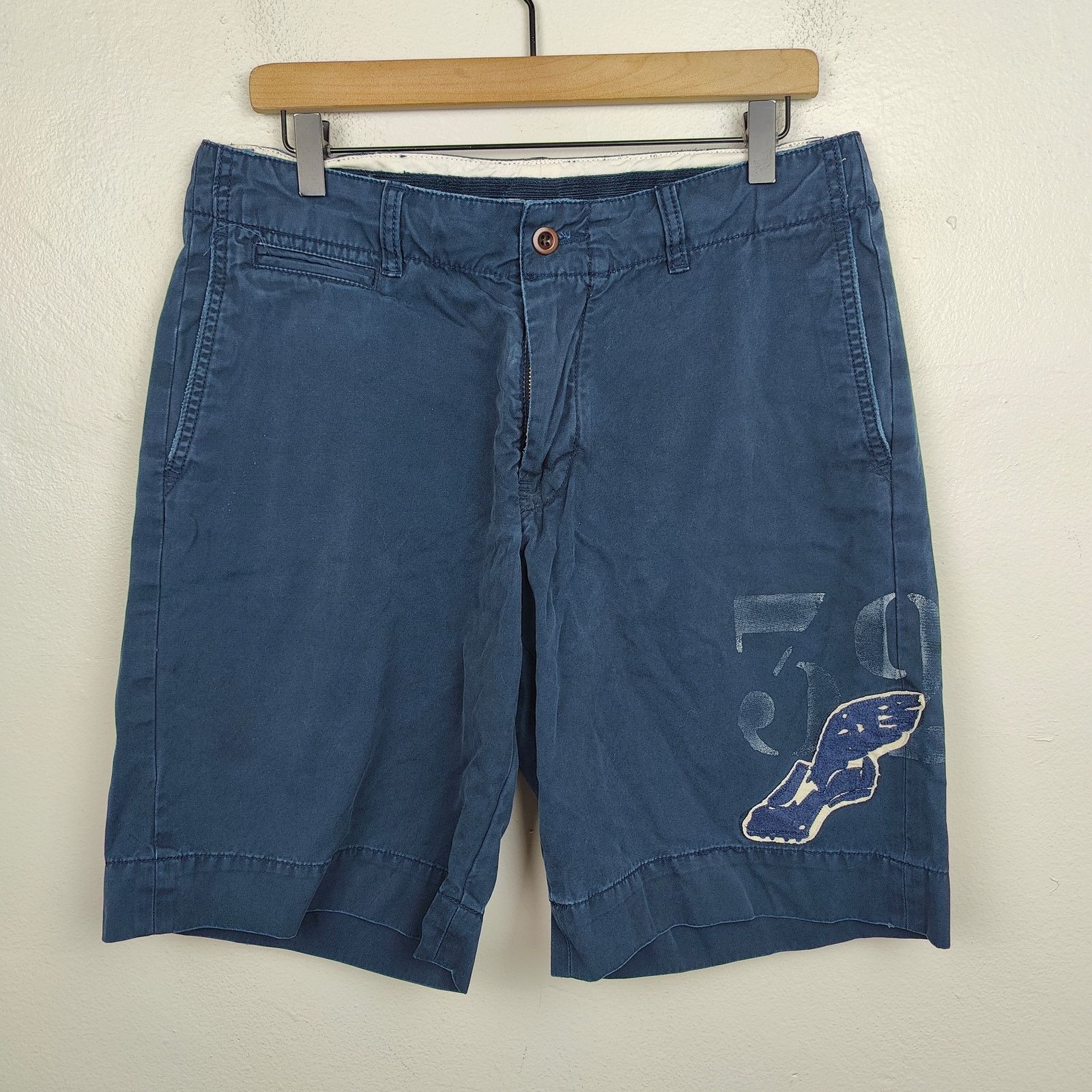 Polo Ralph Lauren Vintage Polo Ralph Lauren Chino Shorts Mens 32 Navy Blue Size US 32 / EU 48 - 1 Thumbnail