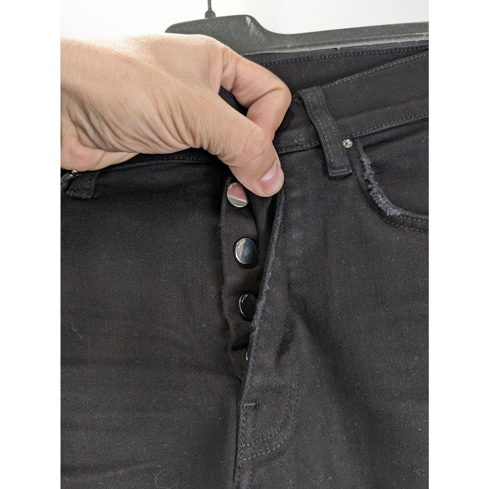 Amiri o1rshd1 Bones Jeans in Black/Gold Size US 31 - 8 Thumbnail