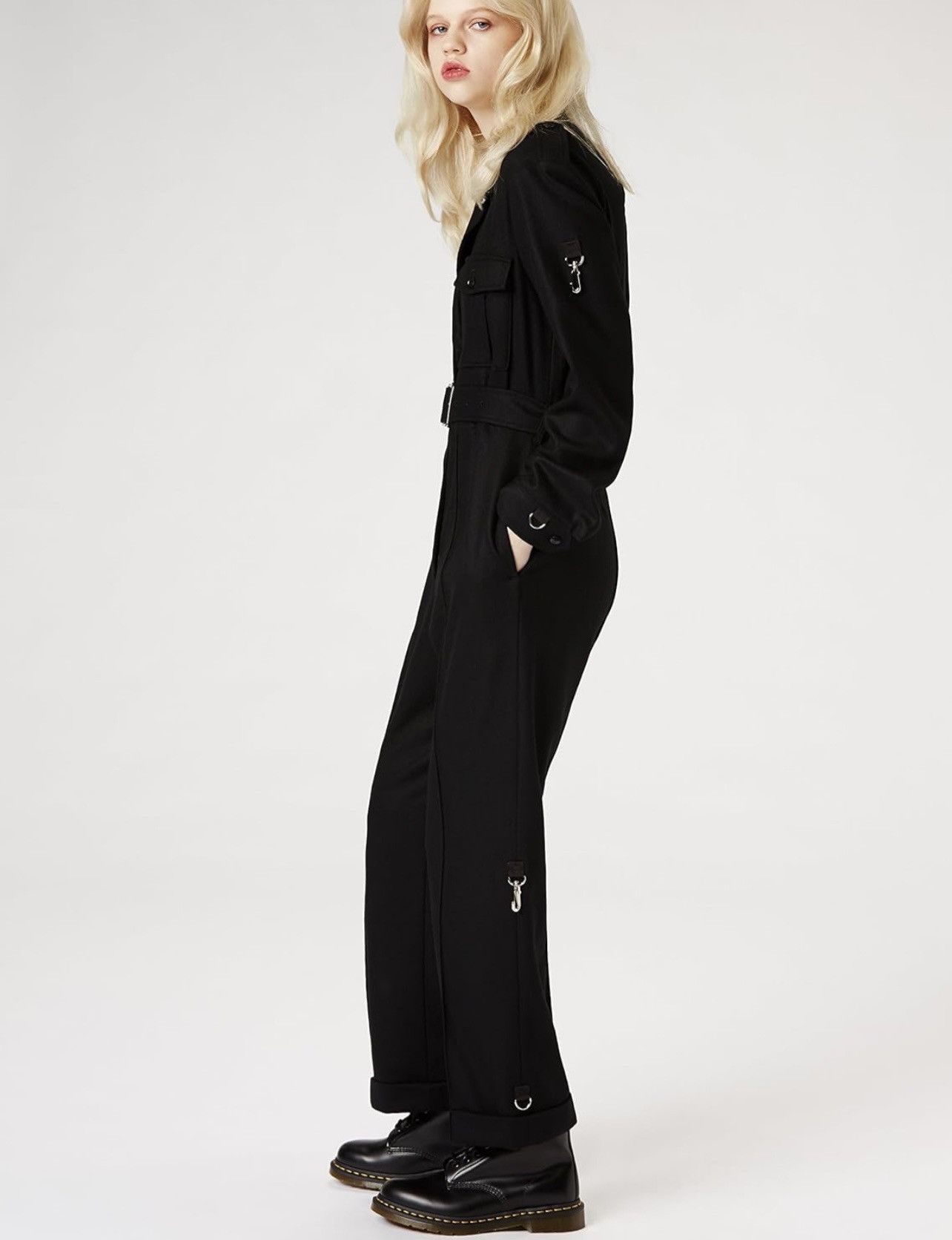 Japanese Brand AW 2017 Growing Pains Japan Lieutenant Bondage Jumpsuit Size US 31 - 12 Thumbnail