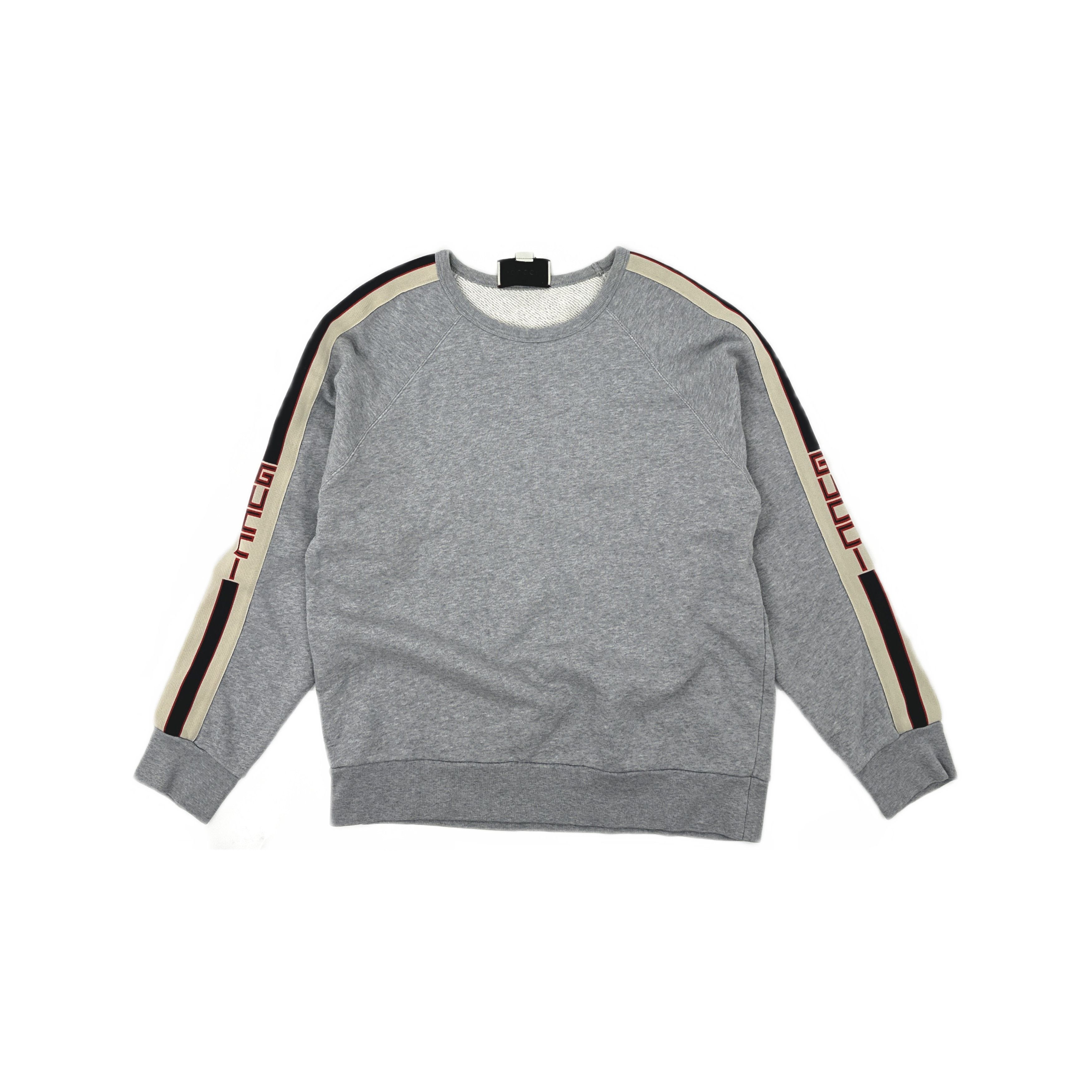 Gucci Gucci Side Logo Tape Sweatshirt Size XL Size US XL / EU 56 / 4 - 1 Thumbnail