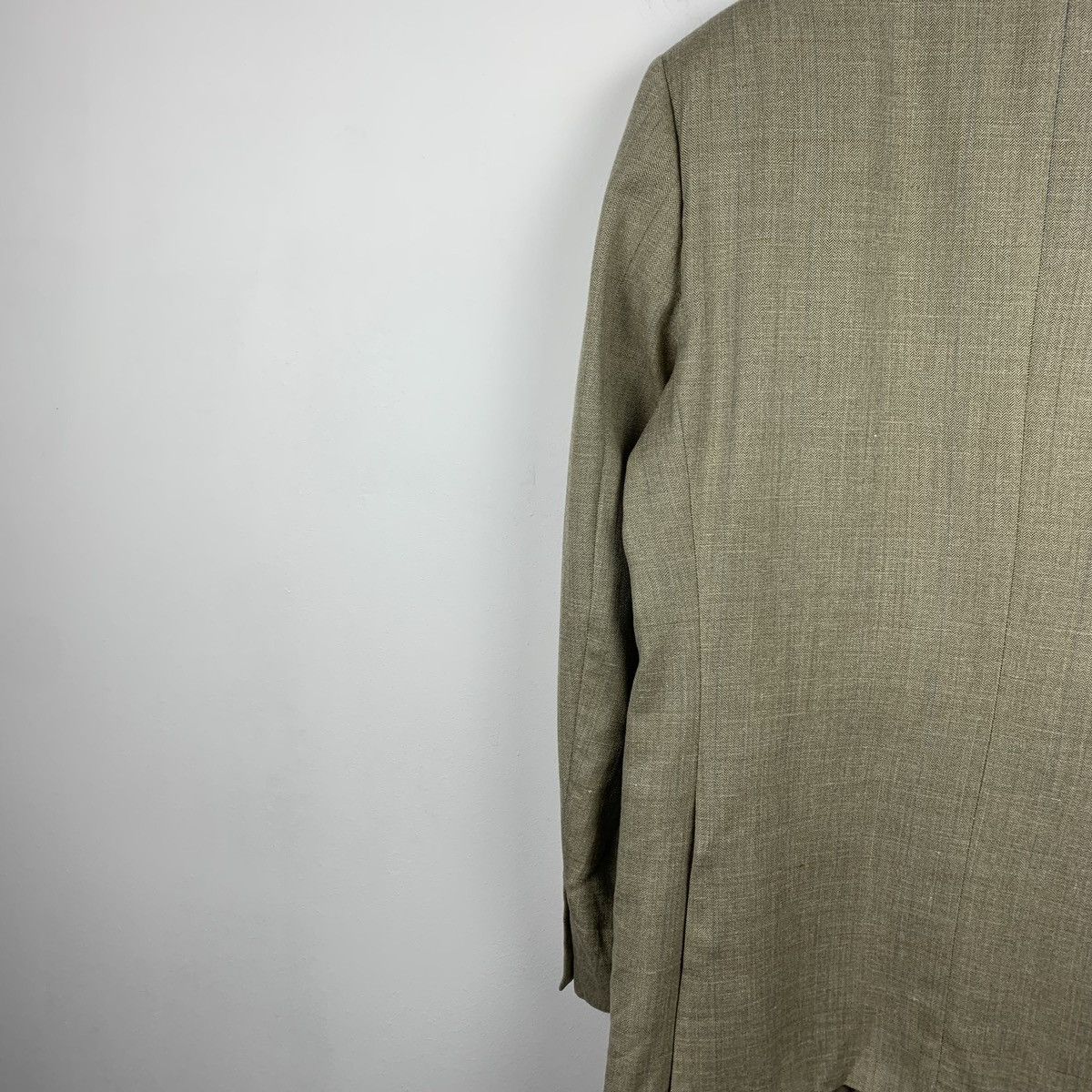 Ermenegildo Zegna Ermenegildo Zegna Wool Silk Linen Blazer 50R Made in Spain Size 50R - 11 Thumbnail