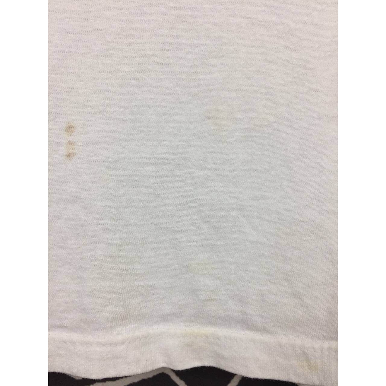 Nike × Vintage Vtg 90s Nike Athletics Swoosh Logo Made In Usa Tee Size US L / EU 52-54 / 3 - 7 Thumbnail
