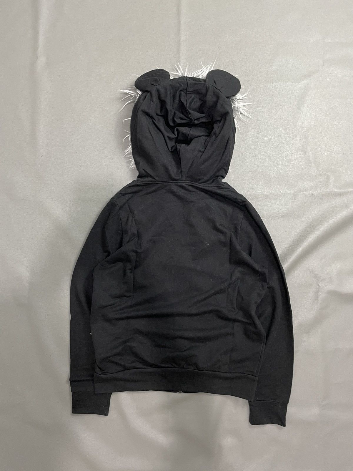 Japanese Brand Japanese Mickey Mouse Ear zip Fur Hoodie Size S / US 4 / IT 40 - 3 Thumbnail