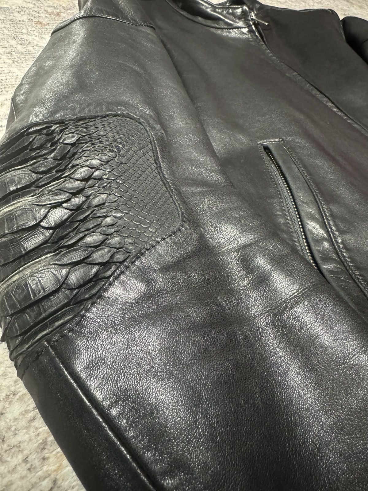 If Six Was Nine If Six Was Nine “Iguanoid” Biker Jacket Size US S / EU 44-46 / 1 - 5 Thumbnail