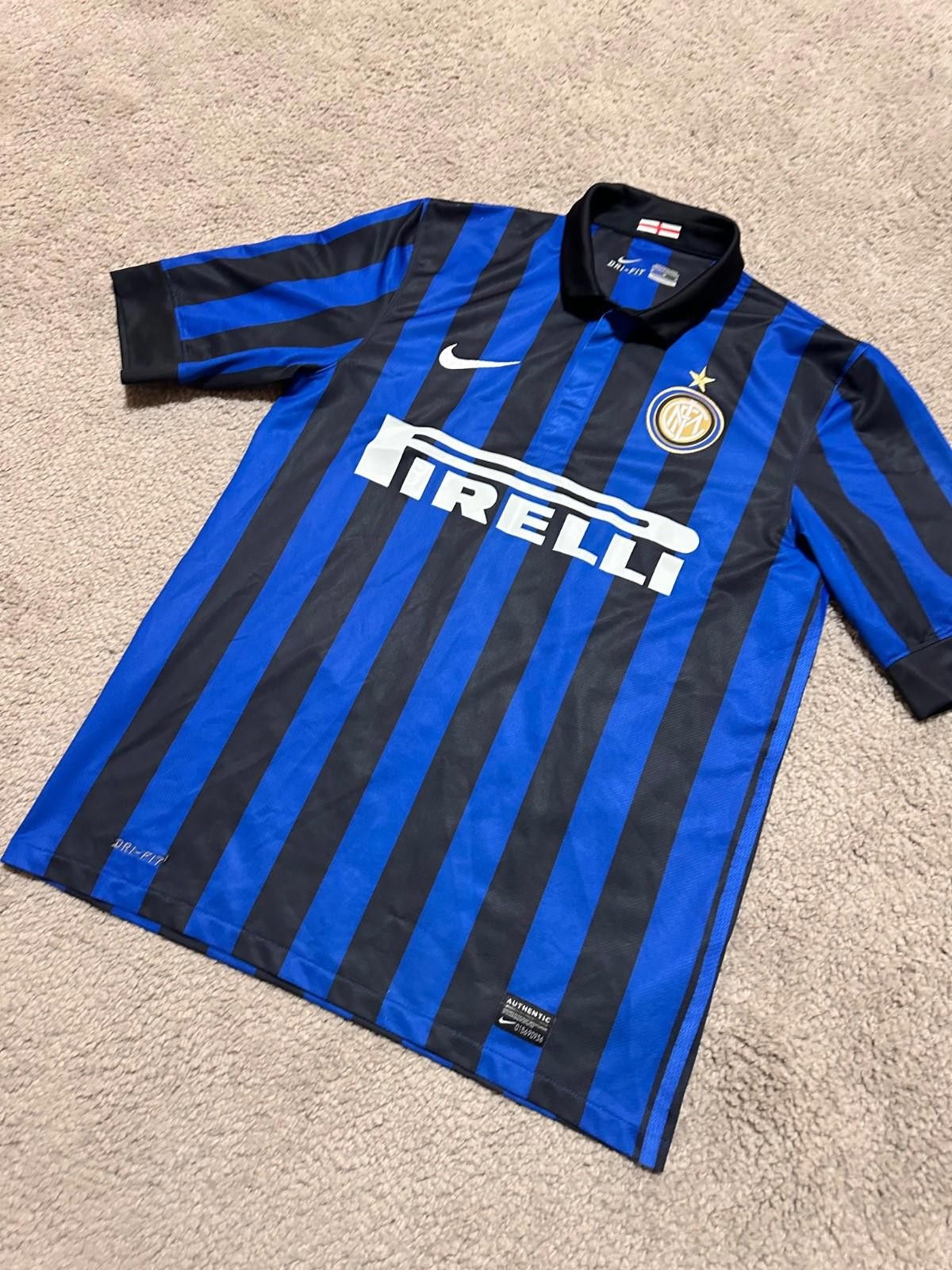Nike INTER MILAN 2012/13 HOME FOOTBALL SHIRT NIKE FOOTBALL SHIRT Size ONE SIZE - 2 Thumbnail