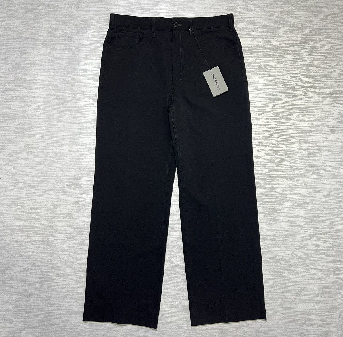 BALENCIAGA 21SS ウールサージ5Pスラックス　672350 BALENCIAGA 21SS ウールサージ5Pスラックス 672350 - メルカリ