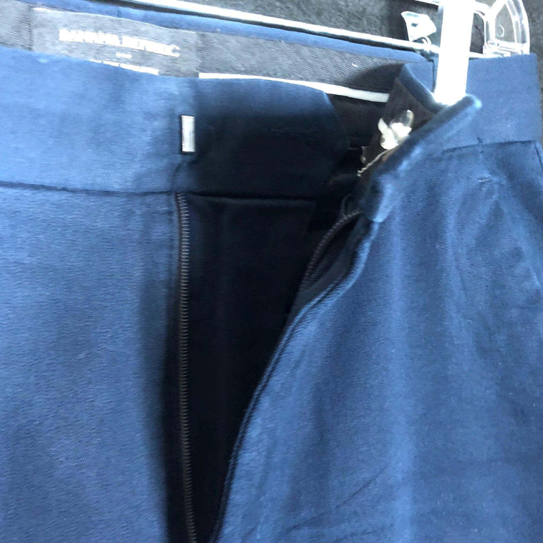 Banana Republic VINTAGE Banana Republic Womens Pants Navy Blue Petite High Rise Slim Ankle Stretch 8P Size 30" / US 8 / IT 44 - 4 Thumbnail