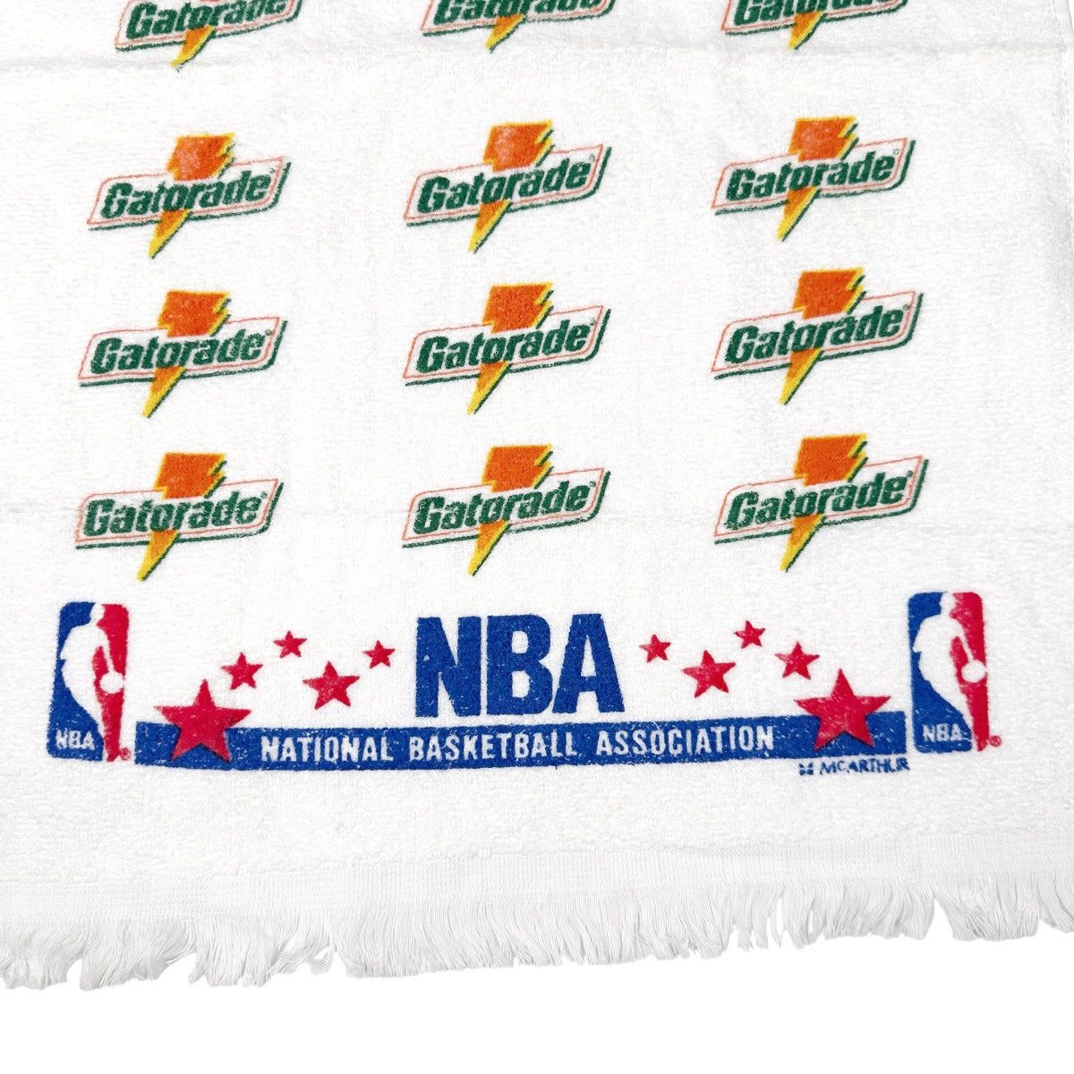 NBA VTG 90s NBA Gatorade Logo Promo Cannon Towel Made In The USA Size ONE SIZE - 3 Thumbnail