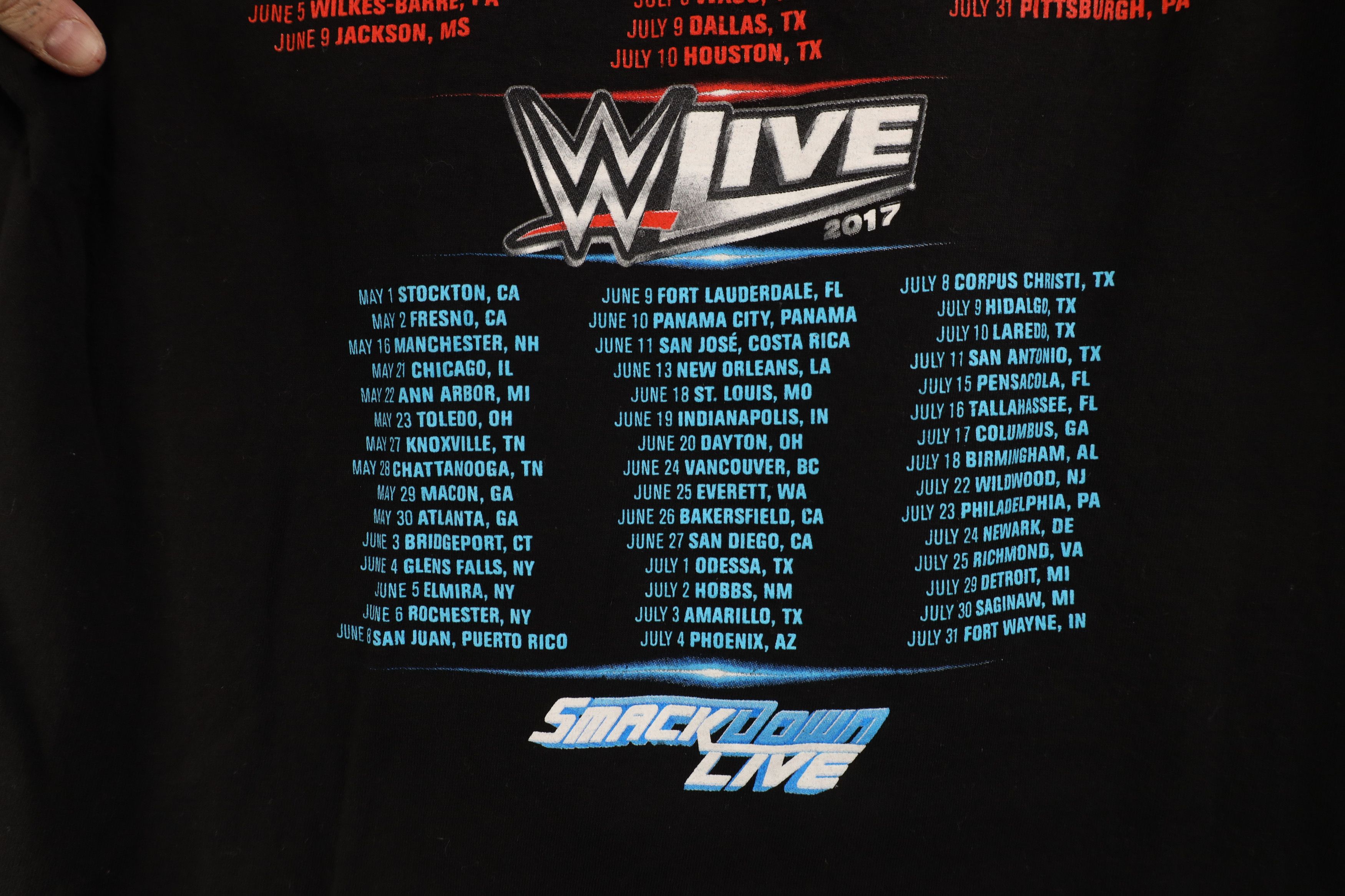 Vintage Y2K WWE WWF Live Wrestling 2017 Raw Wrestler T-Shirt Black Size US M / EU 48-50 / 2 - 12 Thumbnail