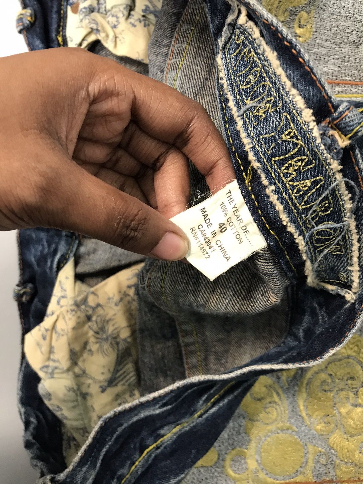 JNCO Vintage The year of embroidered denim Size US 38 / EU 54 - 8 Thumbnail